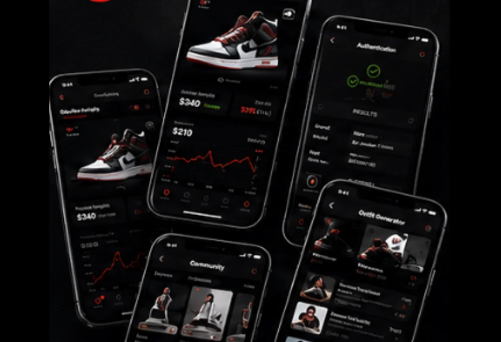 Disconnected sneaker lifestyle screens