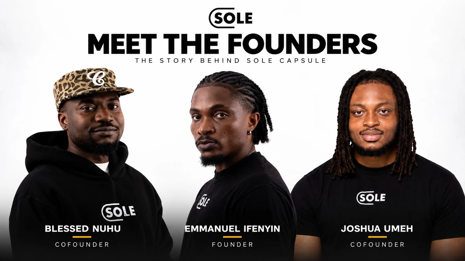 Meet the founders: Blessed Nuhu, Emmanuel Ifenyin and Joshua Umeh